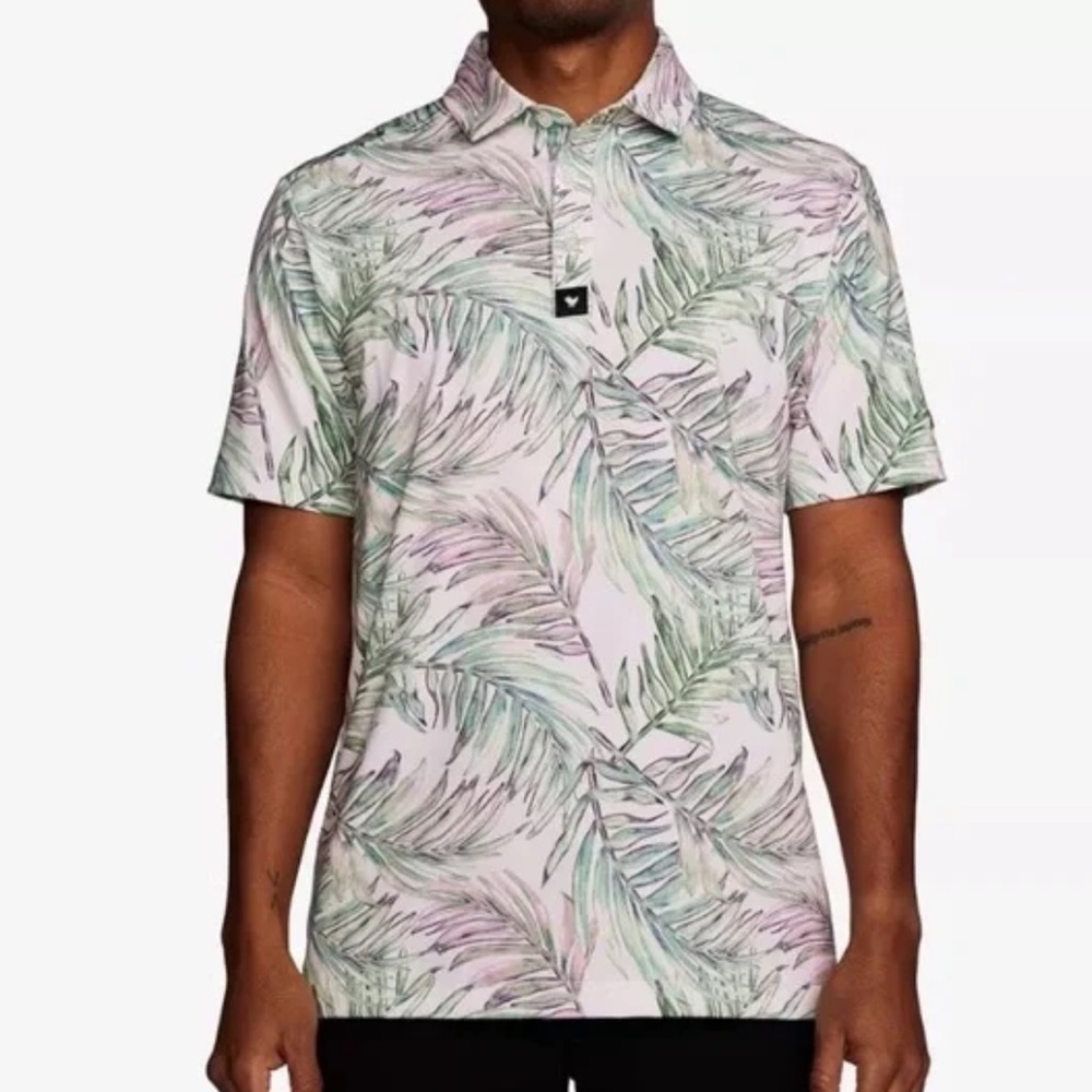Bad Birdie Incognito Men’s Short Sleeve Golf Polo Shirt size XXL